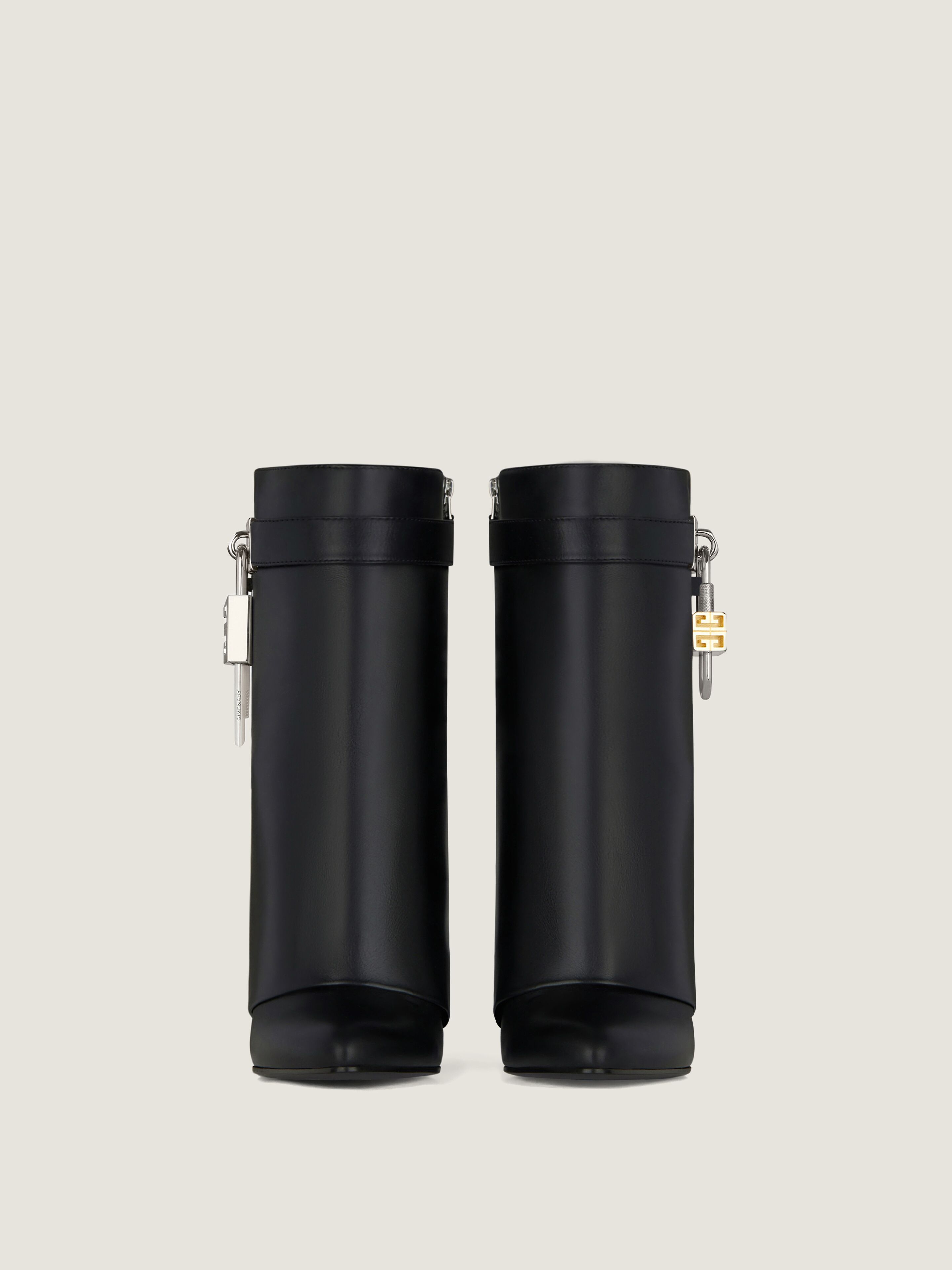 Shark Lock ankle boots in leather